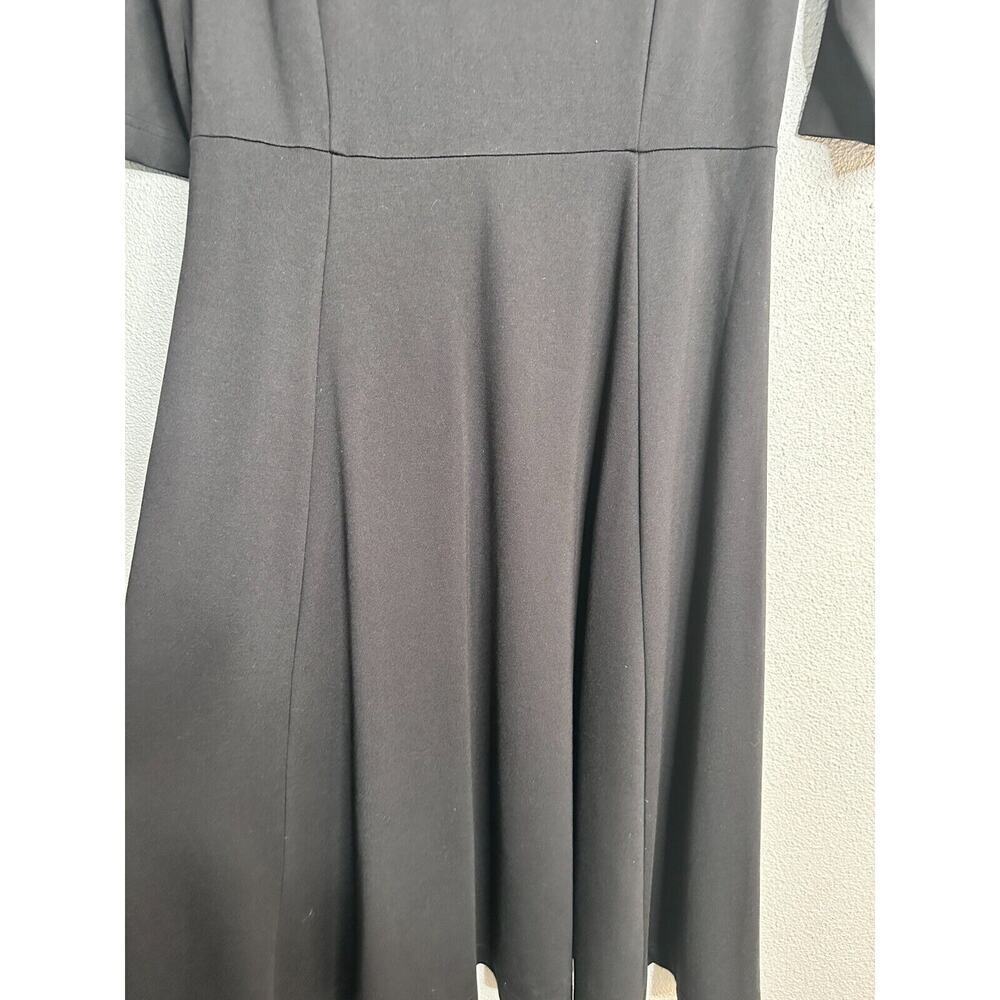 Mary Crafts Black Women's Quarter Sleeve Dress Size 6 - Picture 11 of 15